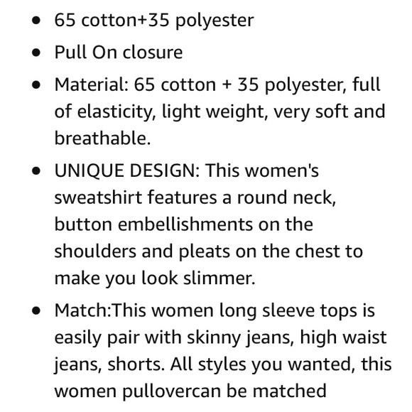 NWOT Women’s Long Sleeve Tunic Top Lightweight Sweater - Picture 5 of 13